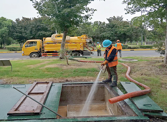 豆河镇化油池清理